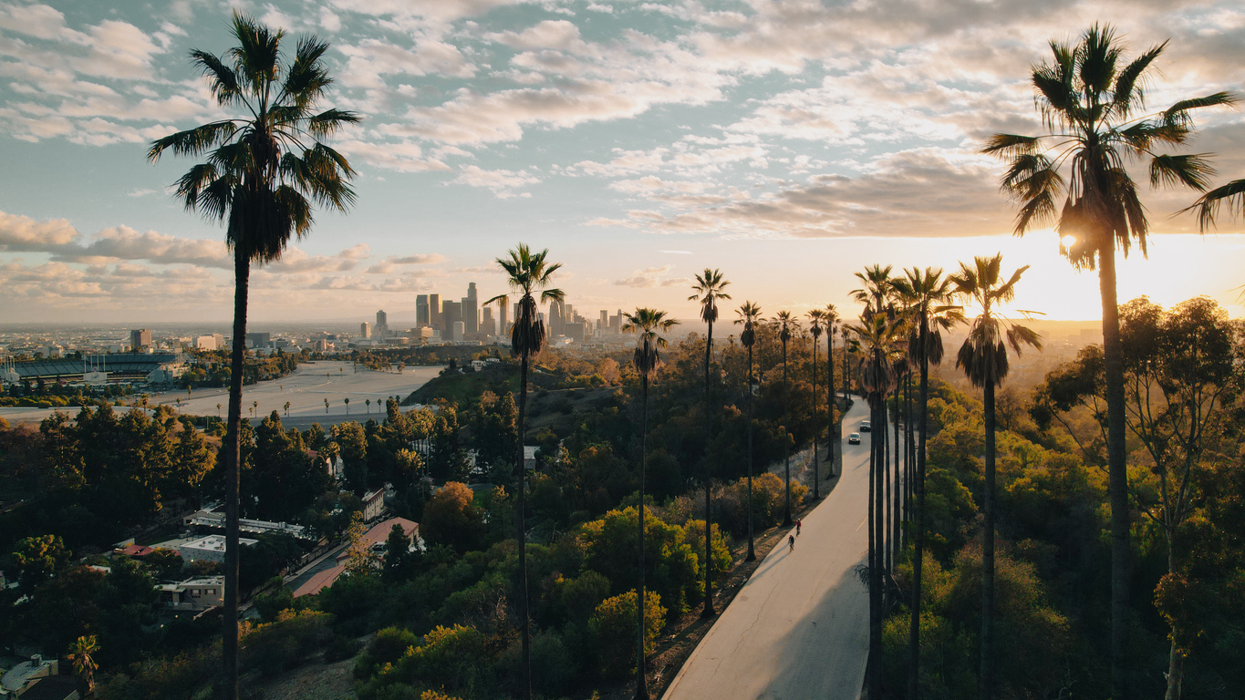 Panoramic Image of Los Angeles, California